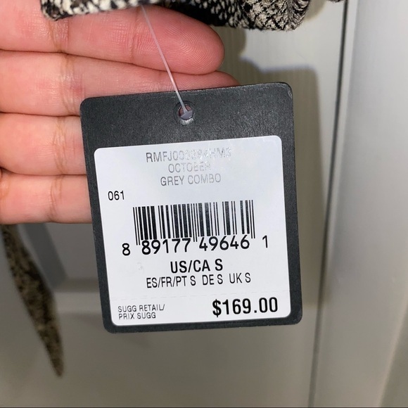 𝅺New Size S Rachel Roy Snakeskin-print Jacket - Picture 5 of 8